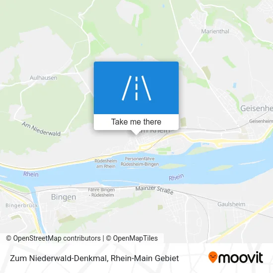 Карта Zum Niederwald-Denkmal