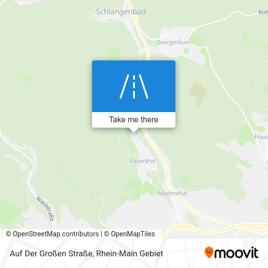 Карта Auf Der Großen Straße