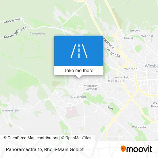 Карта Panoramastraße
