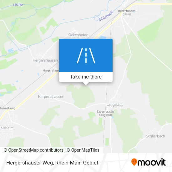 Карта Hergershäuser Weg