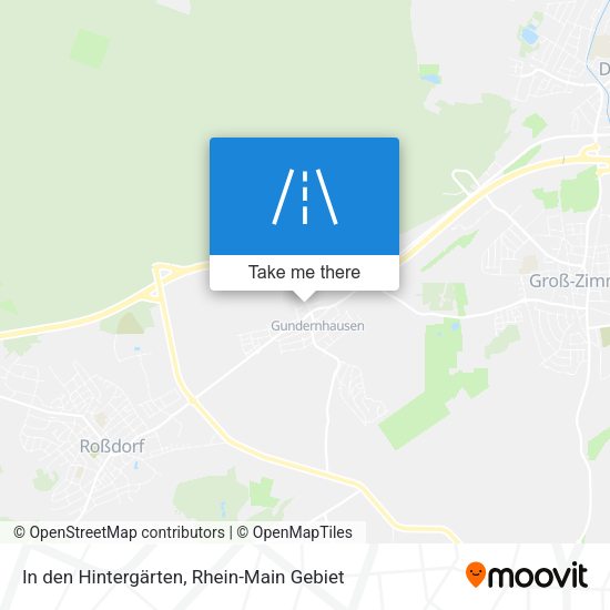 In den Hintergärten map