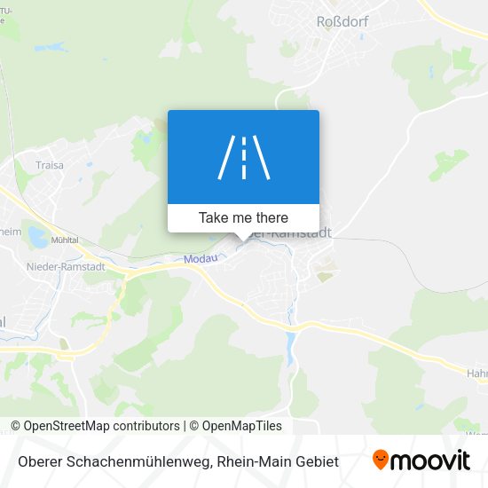 Oberer Schachenmühlenweg map