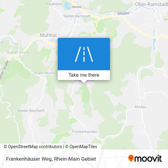 Карта Frankenhäuser Weg