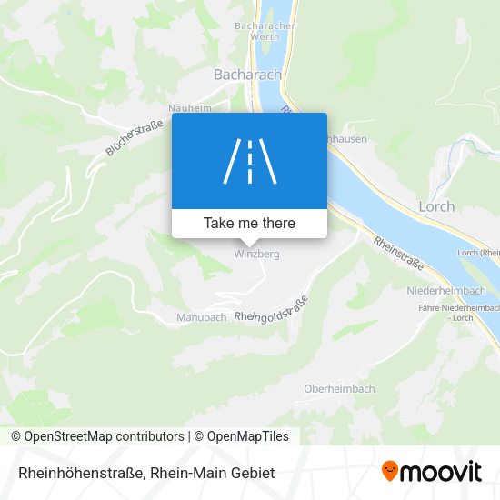 Rheinhöhenstraße map