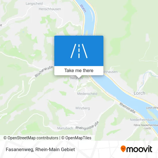 Карта Fasanenweg