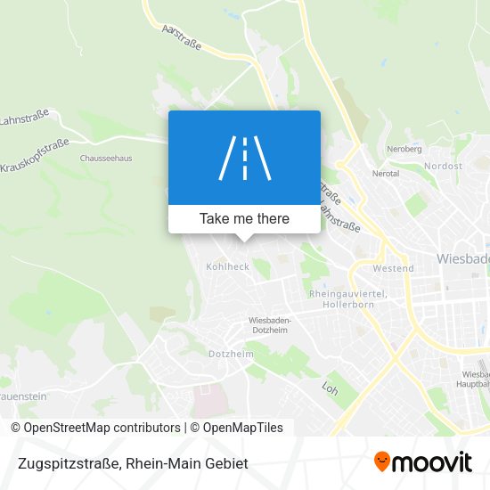 Карта Zugspitzstraße