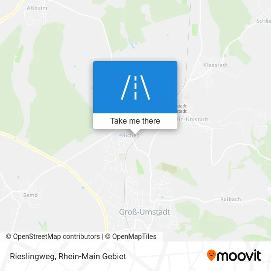 Rieslingweg map