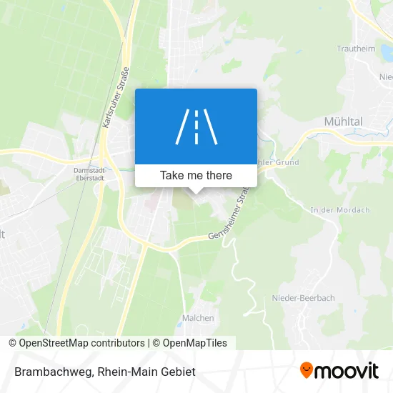 Карта Brambachweg