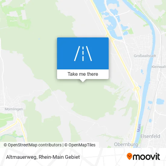 Карта Altmauerweg
