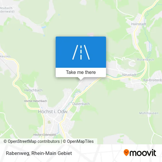 Карта Rabenweg