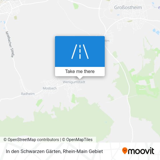 In den Schwarzen Gärten map