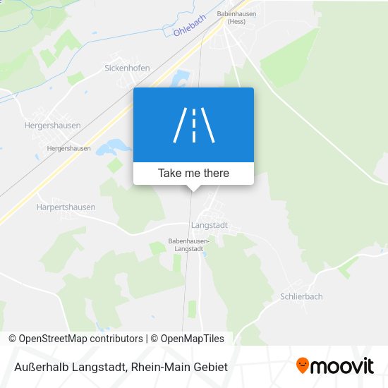 Außerhalb Langstadt map