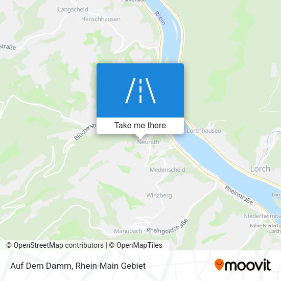 Карта Auf Dem Damm