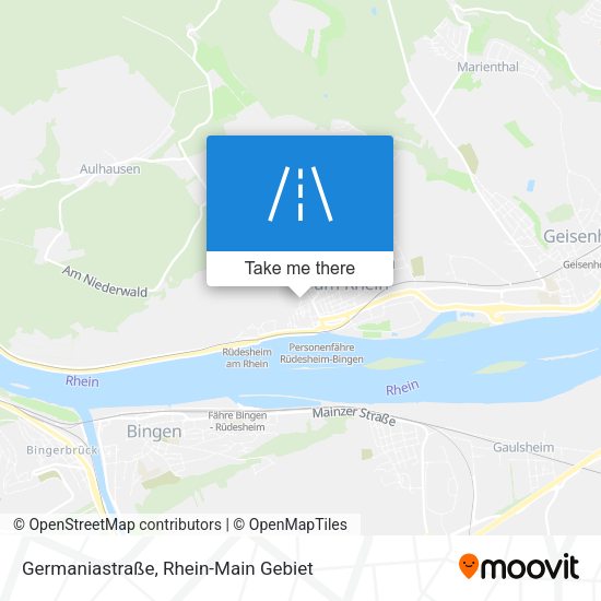 Карта Germaniastraße