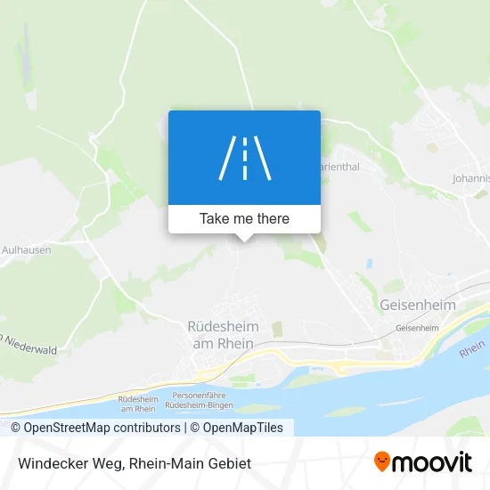 Карта Windecker Weg