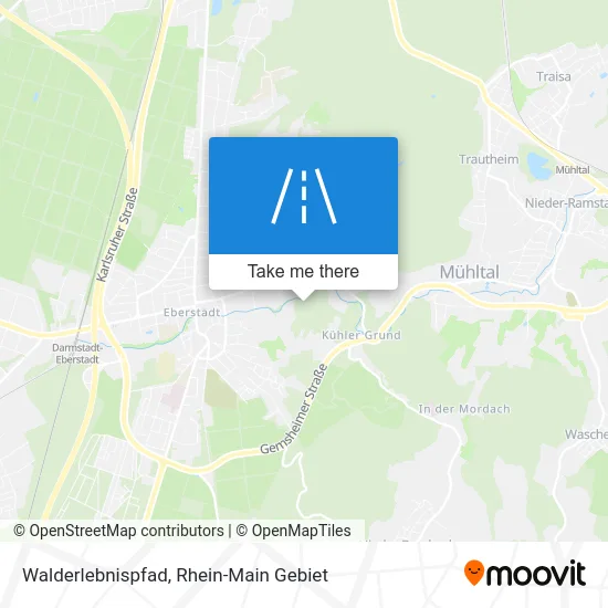 Карта Walderlebnispfad