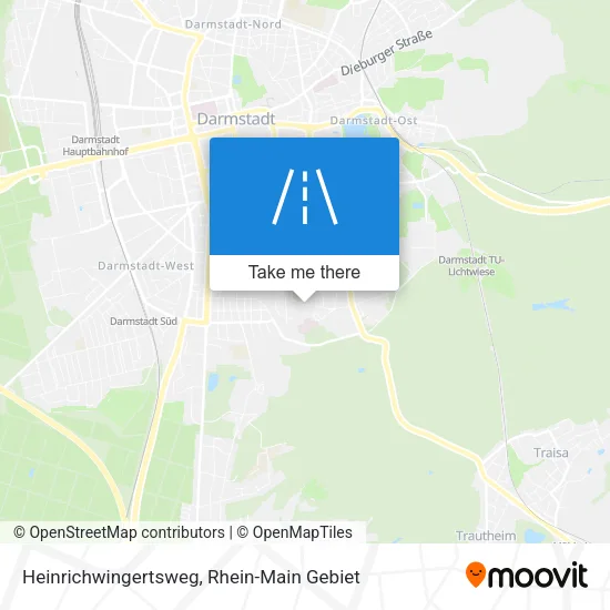 Карта Heinrichwingertsweg