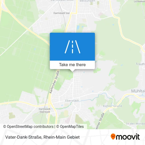 Карта Vater-Dank-Straße