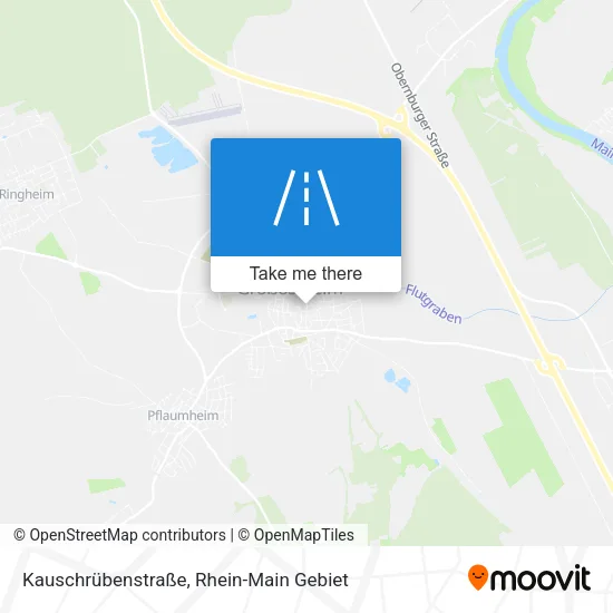 Карта Kauschrübenstraße