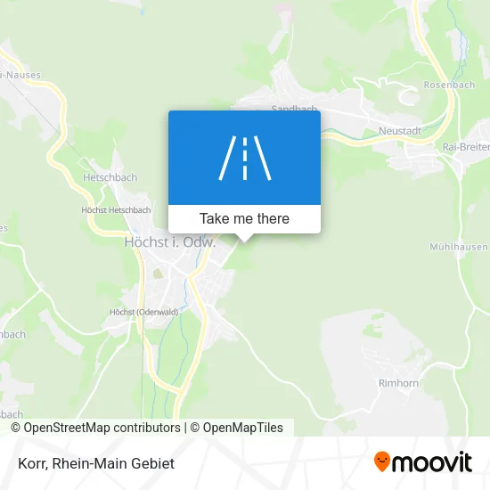 Карта Korr