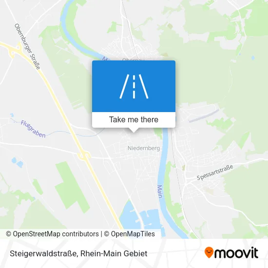 Карта Steigerwaldstraße