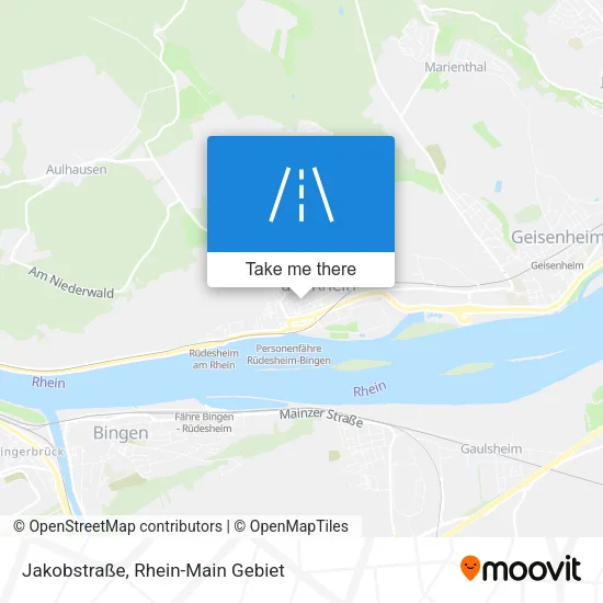 Карта Jakobstraße