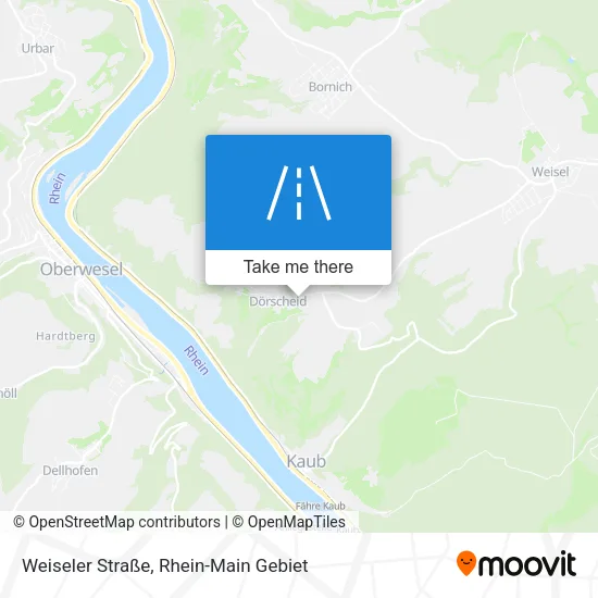 Карта Weiseler Straße