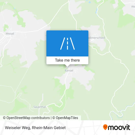 Weiseler Weg map