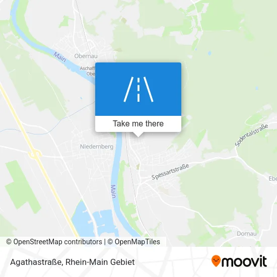 Карта Agathastraße