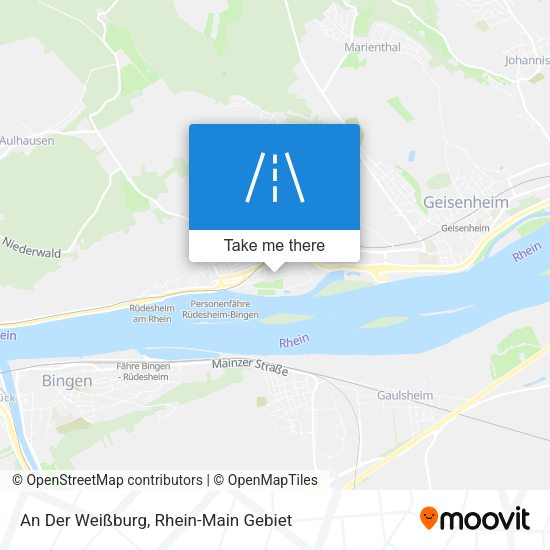 An Der Weißburg map