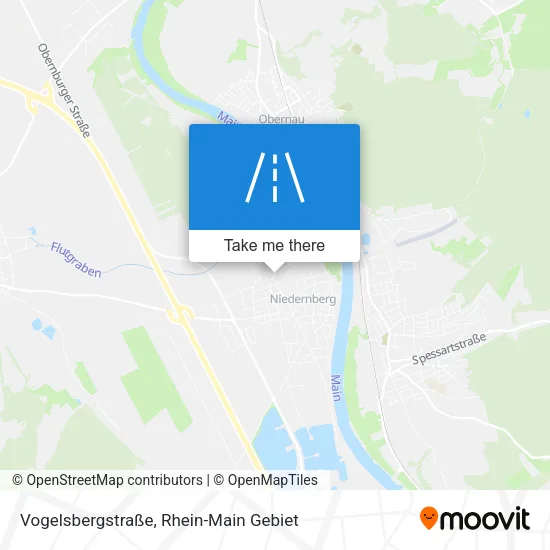 Карта Vogelsbergstraße