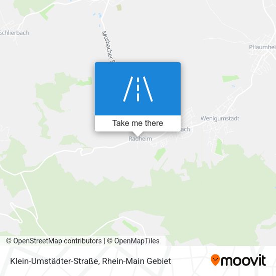 Klein-Umstädter-Straße map