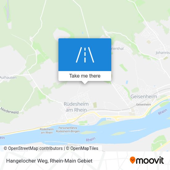 Hangelocher Weg map