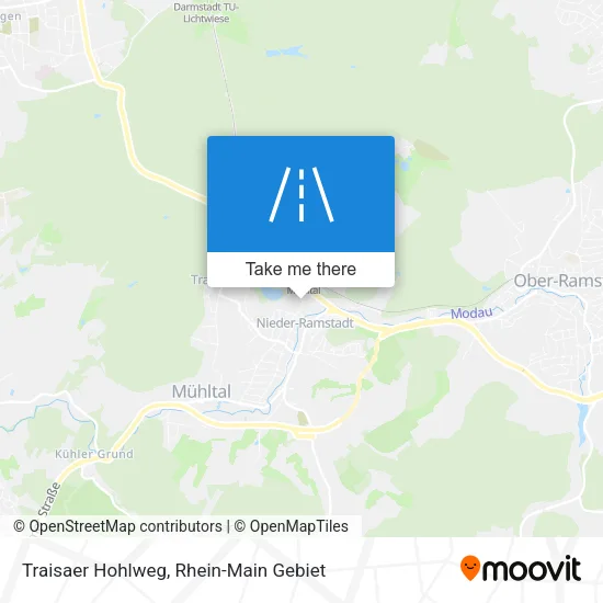 Карта Traisaer Hohlweg