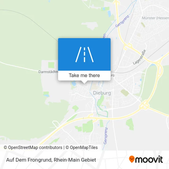 Карта Auf Dem Frongrund