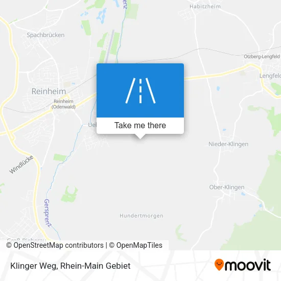 Карта Klinger Weg