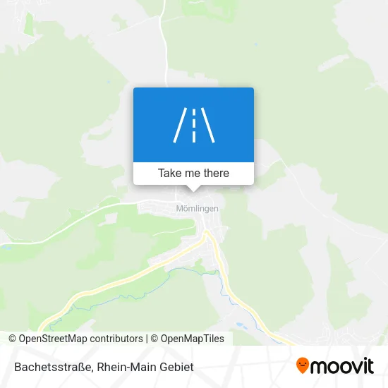 Карта Bachetsstraße
