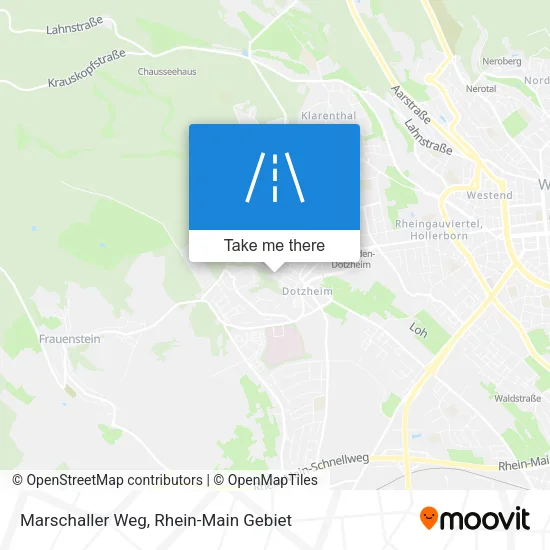 Карта Marschaller Weg