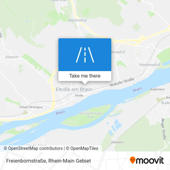 Карта Freienbornstraße