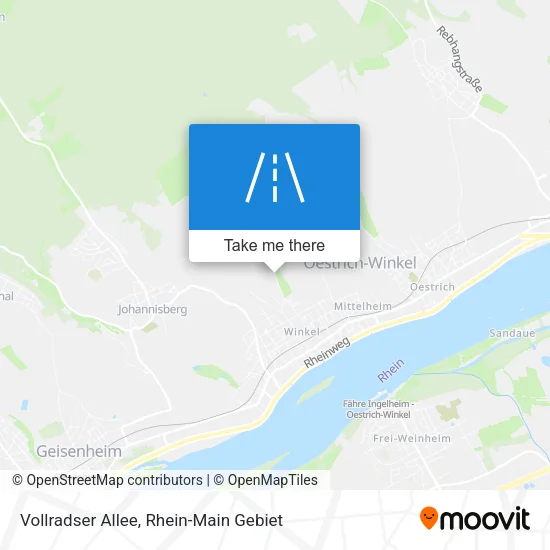 Карта Vollradser Allee