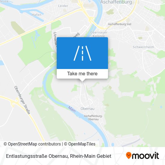 Entlastungsstraße Obernau map