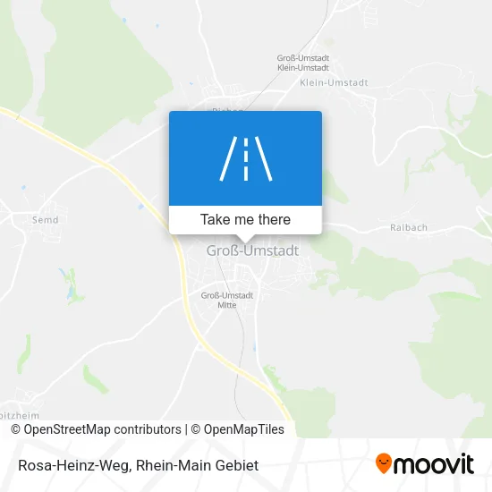 Карта Rosa-Heinz-Weg