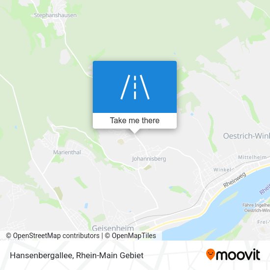 Карта Hansenbergallee