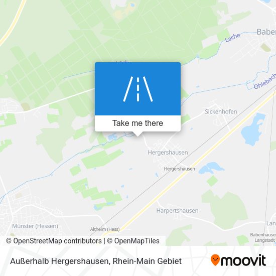 Außerhalb Hergershausen map