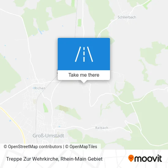 Карта Treppe Zur Wehrkirche