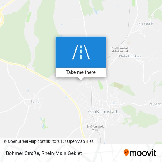Böhmer Straße map