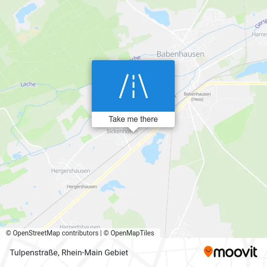 Карта Tulpenstraße