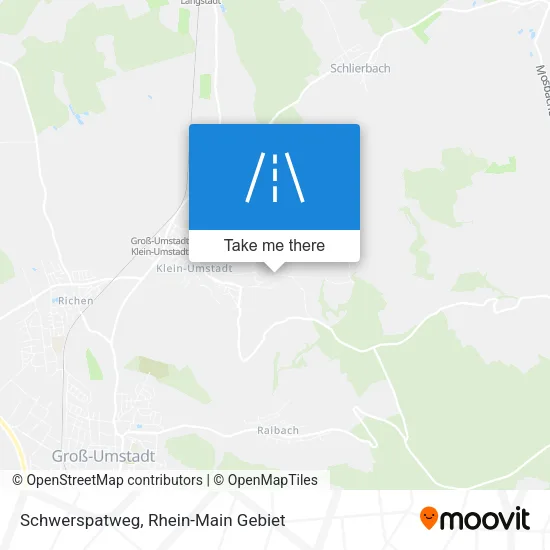 Карта Schwerspatweg