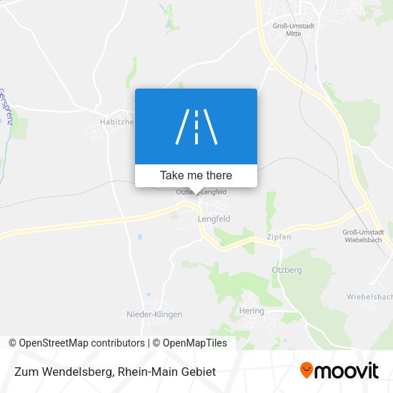 Zum Wendelsberg map