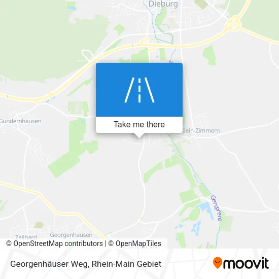 Карта Georgenhäuser Weg